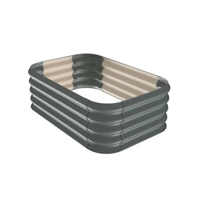 Cheap ๐ Stratco Raised Corrugated Galvanized Steel Metal Sturdy Outdoor Decor Garden Vegetable Bed Planter Box 8 Cubic Feet, 41 x 28 x 13 Inches, Slate Gray ๐งจ 3 Cheap ๐ Stratco Raised Corrugated Galvanized Steel Metal Sturdy Outdoor Decor Garden Vegetable Bed Planter Box 8 Cubic Feet, 41 x 28 x 13 Inches, Slate Gray ๐งจ