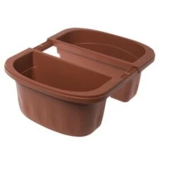 Budget ❤️ Gardener's Supply Company Self-Watering Saddle Railing Planter, 16" - Gardener's Supply Co. 🧨 -Planters Sales Store unnamed file 2498