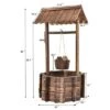 Cheapest ⭐ Costway Outdoor Wooden Wishing Well Bucket Flower Plants Planter Patio Garden Home Decor 🔔 -Planters Sales Store unnamed file 2510