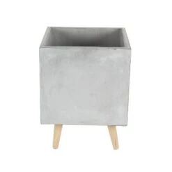 Cheapest 🎁 Olivia & May Set of 2 Rustic Fiber Clay Square Cube Planters - Olivia & May 🧨 -Planters Sales Store unnamed file 2542