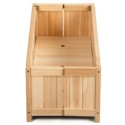 Discount 🥰 Costway Rectangle Wood Flower Planter Box Portable Raised Vegetable Patio Lawn Garden folding 🥰 -Planters Sales Store unnamed file 2563