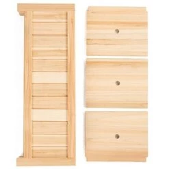 Discount 🥰 Costway Rectangle Wood Flower Planter Box Portable Raised Vegetable Patio Lawn Garden folding 🥰 -Planters Sales Store unnamed file 2564