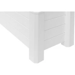 Best Sale 🤩 Gardenised White Vinyl Traditional Fence Design Garden Bed Elevated Screwless Raised Planter Box 😉 -Planters Sales Store unnamed file 2575