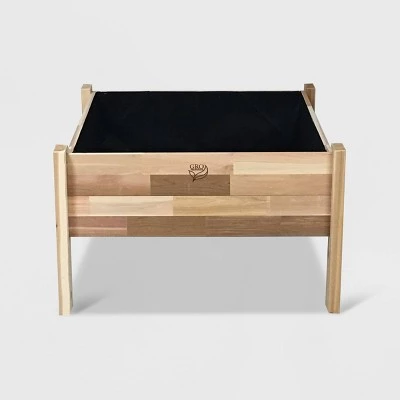 Discount ๐ 36" Elevated Rectangular Garden Bed Planter With Fitted Liner Cedar - GRO Products ๐ 2 Discount ๐ 36" Elevated Rectangular Garden Bed Planter With Fitted Liner Cedar - GRO Products ๐