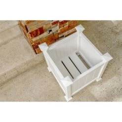 Coupon ❤️ Cardiff Square Planter Box - White - Vita ✔️ -Planters Sales Store unnamed file 2595