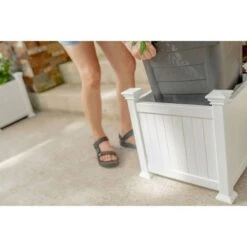 Coupon ❤️ Cardiff Square Planter Box - White - Vita ✔️ -Planters Sales Store unnamed file 2597
