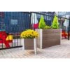 Hot Sale ✔️ Vita Urbana Raised Rectangular Planter - New England Arbors Slate 🔥
