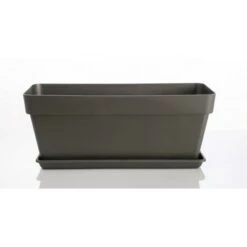 Top 10 ⭐ 15.5" Indoor/Outdoor Modern Pac Rectangular Window Box Black - Alfresco Home LLC ⌛