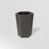Coupon 🧨 Hexagonal Resin Wicker Vista Planter Gray - DMC Products 😉
