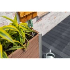 Discount ✨ Vita Urbana Large Parklette Rectangular Planter - New England Arbors Espresso ⌛ -Planters Sales Store unnamed file 2649