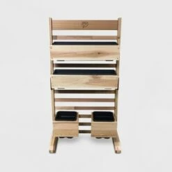 Flash Sale ๐ 48" Rectangular Vertical Garden Planter Slate Cedar - GRO Products โจ