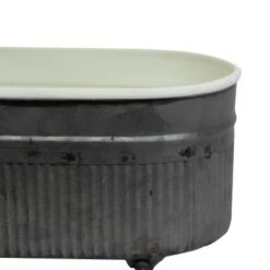 Best Pirce 😀 Trough Multi Metal Mini Planter - Foreside Home & Garden 👏 -Planters Sales Store unnamed file 2658