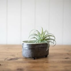 Best Pirce 😀 Trough Multi Metal Mini Planter - Foreside Home & Garden 👏 -Planters Sales Store unnamed file 2662