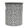 Brand new ❤️ Flower Tin Gray Metal Planter - Foreside Home & Garden 😍 -Planters Sales Store unnamed file 2670