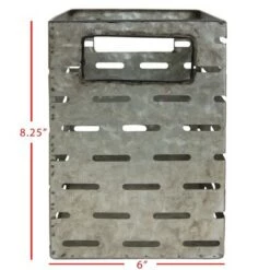 Deals ⌛ Flower Tin Galvanized Metal Planter - Foreside Home & Garden 😉 -Planters Sales Store unnamed file 2679