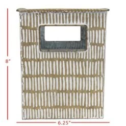 Wholesale 🛒 Flower Tin Brass Metal Planter - Foreside Home & Garden 🧨 -Planters Sales Store unnamed file 2687