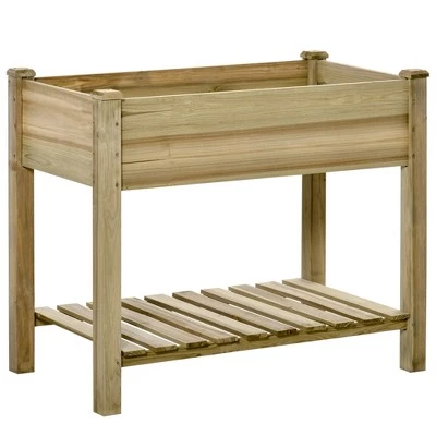 Top 10 ๐ฏ Outsunny 36" x 20" x 30" Raised Garden Bed, Elevated Wood Planter Box with Legs and Storage Shelf for Backyard, Patio, Balcony to Grow Vegetables, Herbs, and Flowers ๐ 5 Top 10 ๐ฏ Outsunny 36" x 20" x 30" Raised Garden Bed, Elevated Wood Planter Box with Legs and Storage Shelf for Backyard, Patio, Balcony to Grow Vegetables, Herbs, and Flowers ๐ - Image 3