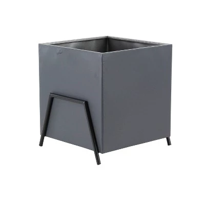 Hot Sale ✔️ Olivia & May Set of 4 Modern Square Tin Plant Stands Black - Olivia & May ⭐ 5 Hot Sale ✔️ Olivia & May Set of 4 Modern Square Tin Plant Stands Black - Olivia & May ⭐ - Image 3