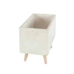 Cheapest 🛒 Olivia & May Set of 2 Rectangular Planters with Wooden Legs - Olivia & May 👏 -Planters Sales Store unnamed file 2784