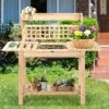 Best deal โค๏ธ Costway Garden Potting Bench Workstation Table w/Sliding Tabletop Sink Shelves ๐ 2 Best deal โค๏ธ Costway Garden Potting Bench Workstation Table w/Sliding Tabletop Sink Shelves ๐ -Planters Sales Store unnamed file 2790