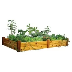 Wholesale ๐ฏ 97" x 50" x 13" Raised Rectangular Garden Bed - Gronomics Cedar Unfinished โค๏ธ