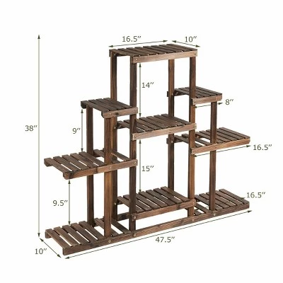 Cheap ๐ Costway 6-Tier Flower Wood Stand Plant Display Rack Multifunctional Storage Shelf ๐ 5 Cheap ๐ Costway 6-Tier Flower Wood Stand Plant Display Rack Multifunctional Storage Shelf ๐ - Image 3