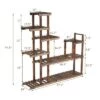 Wholesale 🔥 Costway 7-Tier Flower Wood Stand Plant Display Rack Multifunctional Storage Shelf ✔️
