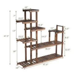 Wholesale ๐ฅ Costway 7-Tier Flower Wood Stand Plant Display Rack Multifunctional Storage Shelf โ๏ธ