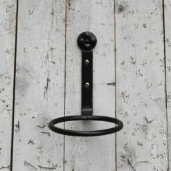 Outlet 🎉 Set of 2 4" Wall Mounted Flower Pot Holder Ring Brackets Black Powder 🧥 Coat - ACHLA Designs 🥰