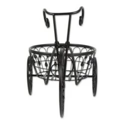Best deal 👏 Zingz & Thingz 10.9" Indoor/Outdoor Iron Bicycle Plant Stand Black - Zings & Thingz 🔥 -Planters Sales Store unnamed file 2877