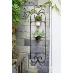 Cheapest ⭐ 3 Pot Iron Rectangular Wall Planter With Distressed Detail Black/Gold - Ore International ✔️ 10 Cheapest ⭐ 3 Pot Iron Rectangular Wall Planter With Distressed Detail Black/Gold - Ore International ✔️ -Planters Sales Store unnamed file 2903