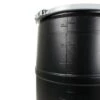 Coupon ⌛ Hydrofarm Active Aqua DRM58T 55 Gallon Drum Hydroponic Reservoir with Pre-Drilled Holes Cover Lid and Bolt Ring Closure, Black 😉