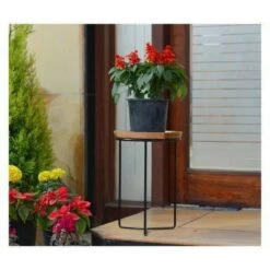 Best deal ✨ Smith & Hawken Wood Plant Stand Black - Smith & Hawken™ 🤩