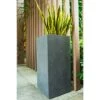 Flash Sale ❤️ Rosemead Home & Garden, Inc. Kante Lightweight Concrete and Fiberglass Modern Rectangular Outdoor Planter - Rosemead Home & Garden, Inc Slate Gray 😉 -Planters Sales Store unnamed file 3040