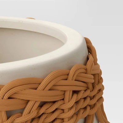 Cheapest 🔔 Woven Stoneware Outdoor Planter - Opalhouse™ Terracotta 💯 5 Cheapest 🔔 Woven Stoneware Outdoor Planter - Opalhouse™ Terracotta 💯 - Image 3