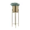 Flash Sale 🧨 Set of 3 Metal Planters on Stand - Sagebrook Home Gold 😍 -Planters Sales Store unnamed file 3161