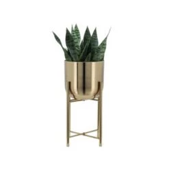 Flash Sale 🧨 Set of 3 Metal Planters on Stand - Sagebrook Home Gold 😍 -Planters Sales Store unnamed file 3163