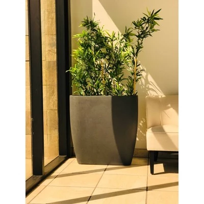 Flash Sale ๐ Kante Lightweight Modern Outdoor Concrete Oval Planter Charcoal Black - Rosemead Home & Garden, Inc. ๐ 9 Flash Sale ๐ Kante Lightweight Modern Outdoor Concrete Oval Planter Charcoal Black - Rosemead Home & Garden, Inc. ๐ - Image 7