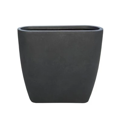 Flash Sale ๐ Kante Lightweight Modern Outdoor Concrete Oval Planter Charcoal Black - Rosemead Home & Garden, Inc. ๐ 12 Flash Sale ๐ Kante Lightweight Modern Outdoor Concrete Oval Planter Charcoal Black - Rosemead Home & Garden, Inc. ๐ - Image 10