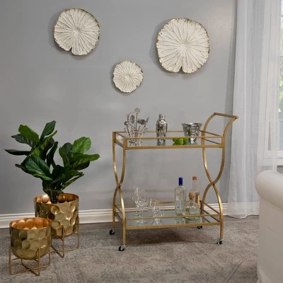 Buy 😉 Set of 2 Metal 🔨 Hammered Planter - Sagebrook Home Silver 💯 9 Buy 😉 Set of 2 Metal 🔨 Hammered Planter - Sagebrook Home Silver 💯 - Image 7