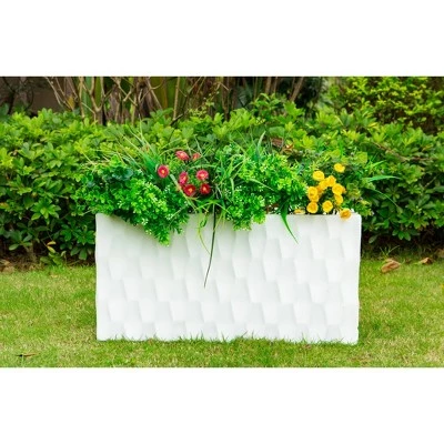 Best deal ๐ฏ Kante Lightweight Outdoor Retro Rectangular Concrete Planter Pure White - Rosemead Home & Garden, Inc. ๐ 3 Best deal ๐ฏ Kante Lightweight Outdoor Retro Rectangular Concrete Planter Pure White - Rosemead Home & Garden, Inc. ๐