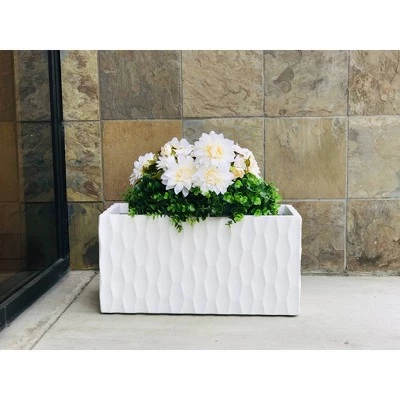 Best deal ๐ฏ Kante Lightweight Outdoor Retro Rectangular Concrete Planter Pure White - Rosemead Home & Garden, Inc. ๐ 4 Best deal ๐ฏ Kante Lightweight Outdoor Retro Rectangular Concrete Planter Pure White - Rosemead Home & Garden, Inc. ๐ - Image 2