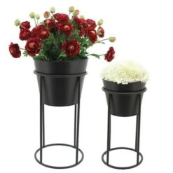 Cheapest π Sagebrook Home Set of 2 Metal Planters Black π 7 Cheapest π Sagebrook Home Set of 2 Metal Planters Black π -Planters Sales Store unnamed file 3271