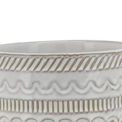 Wholesale 🌟 Geometric Planter with Wood Stand - Sagebrook Home Beige ⭐ -Planters Sales Store unnamed file 3334