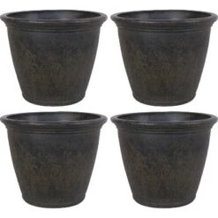 Brand new ❤️ Sunnydaze Decor Sunnydaze Anjelica Polyresin Outdoor/Indoor Unbreakable Double-Walled UV-Resistant Flower Pot Planter - 24" Diameter - 4-Pack - Sable 🥰 9 Brand new ❤️ Sunnydaze Decor Sunnydaze Anjelica Polyresin Outdoor/Indoor Unbreakable Double-Walled UV-Resistant Flower Pot Planter - 24" Diameter - 4-Pack - Sable 🥰 -Planters Sales Store unnamed file 3340