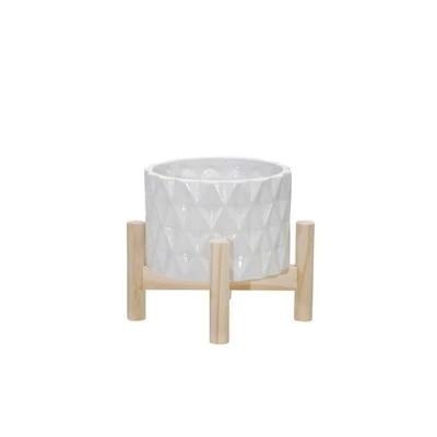 Best reviews of 🧨 Ceramic Diamond Planter with Wood Stand White - Sagebrook Home ❤️ 3 Best reviews of 🧨 Ceramic Diamond Planter with Wood Stand White - Sagebrook Home ❤️