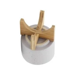 Budget 🧨 Planter with Wood Stand Matte - Sagebrook Home Gray 🔥 -Planters Sales Store unnamed file 3358