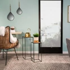 Best Pirce ✨ Ceramic Diamond Etched Flower Pot with Wooden Stand Beige - Sagebrook Home 🛒 -Planters Sales Store unnamed file 3389