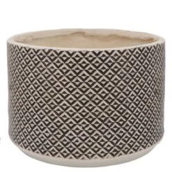 Best deal 💯 Sagebrook Home Set of 2 Geometric Polyresin Planters Gold 🥰