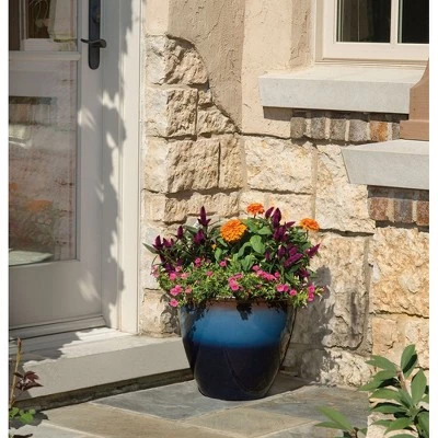 Best deal ⌛ Suncast Seneca 16 Inch Decorative Resin Flower Planter Pot, Blue/Brown (2 Pack) ✨ 3 Best deal ⌛ Suncast Seneca 16 Inch Decorative Resin Flower Planter Pot, Blue/Brown (2 Pack) ✨